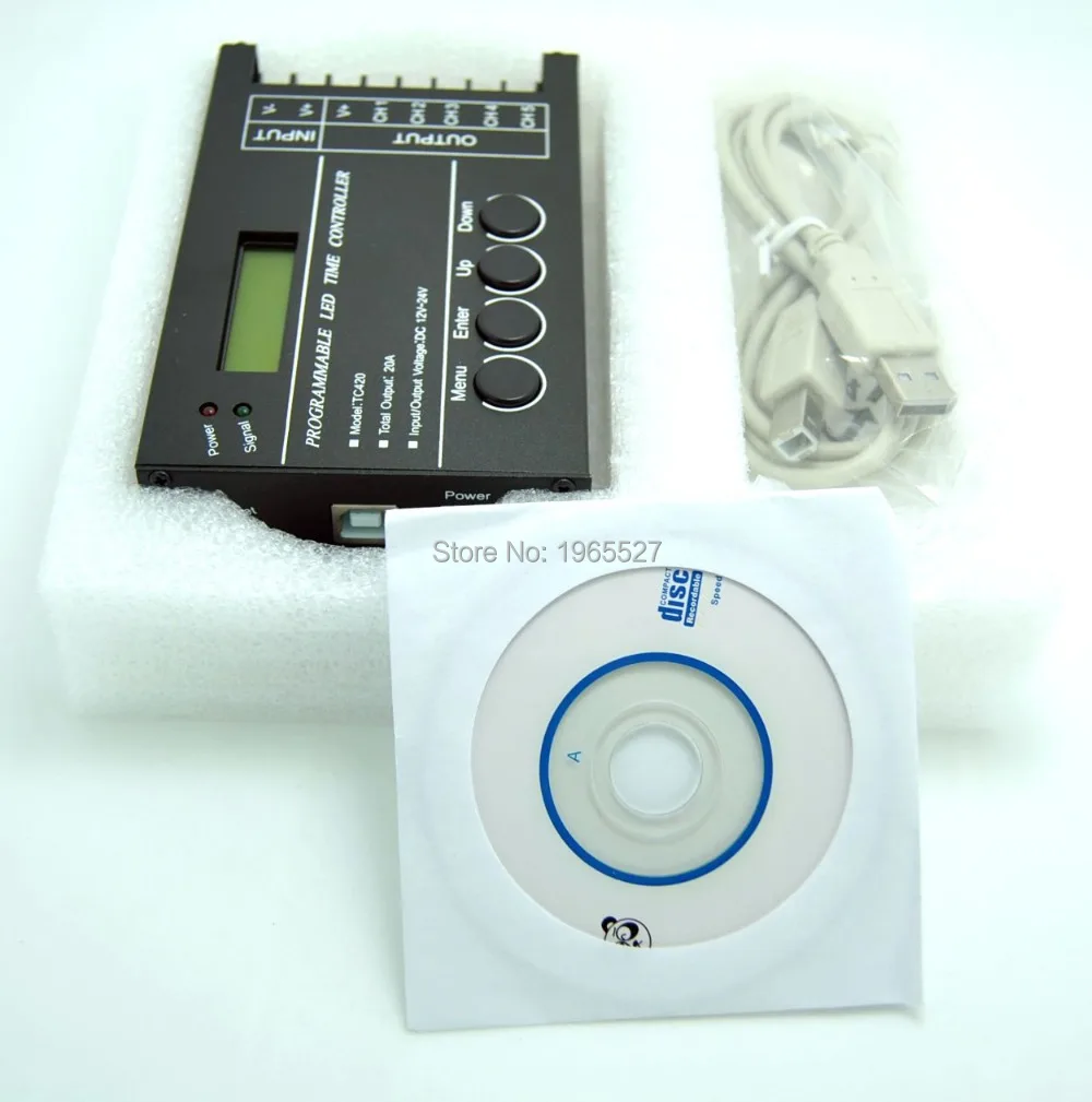 TC420 TC421 TC423 программируемый светодиодный контроллер освещения аквариума таймер