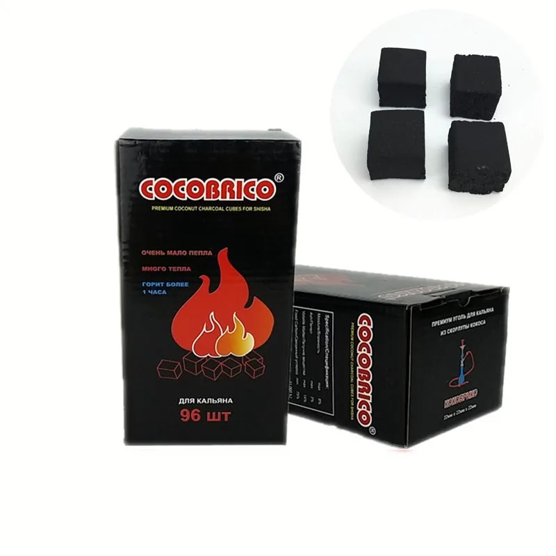 1box1kgcocobrlco кокосовый Кальян Древесный уголь аксессуары для кальяна сжигание