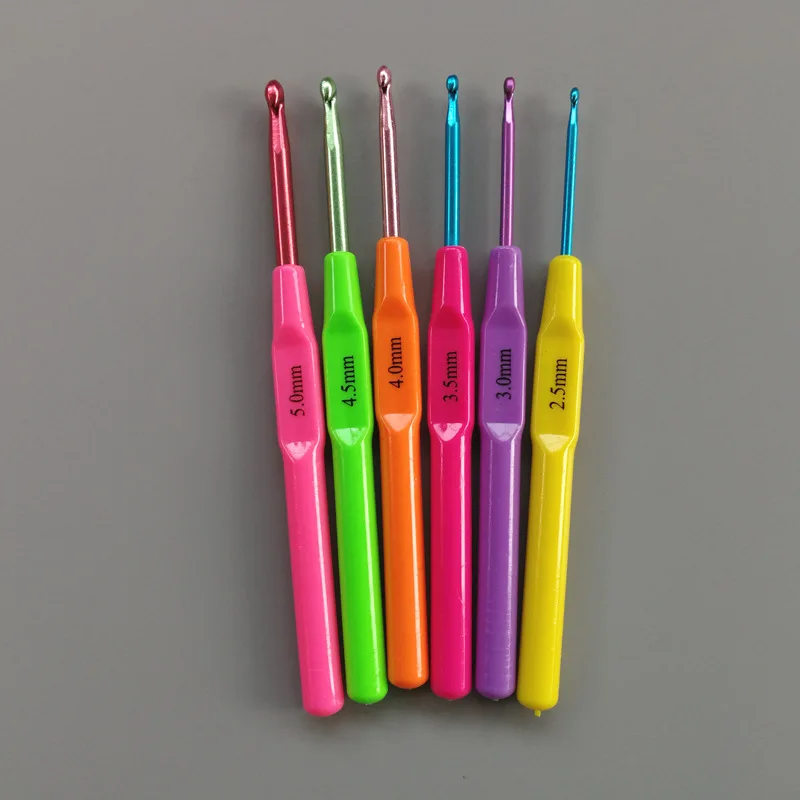 6 шт. Алюминиевые крючки для вязания|knitting needles|needle craftscraft crochet |