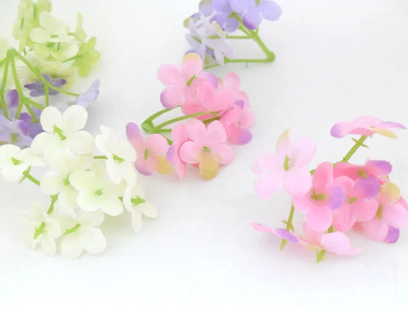 5 штук в партии искусственный цветок фея шелковые головки цветов Свадебный венок