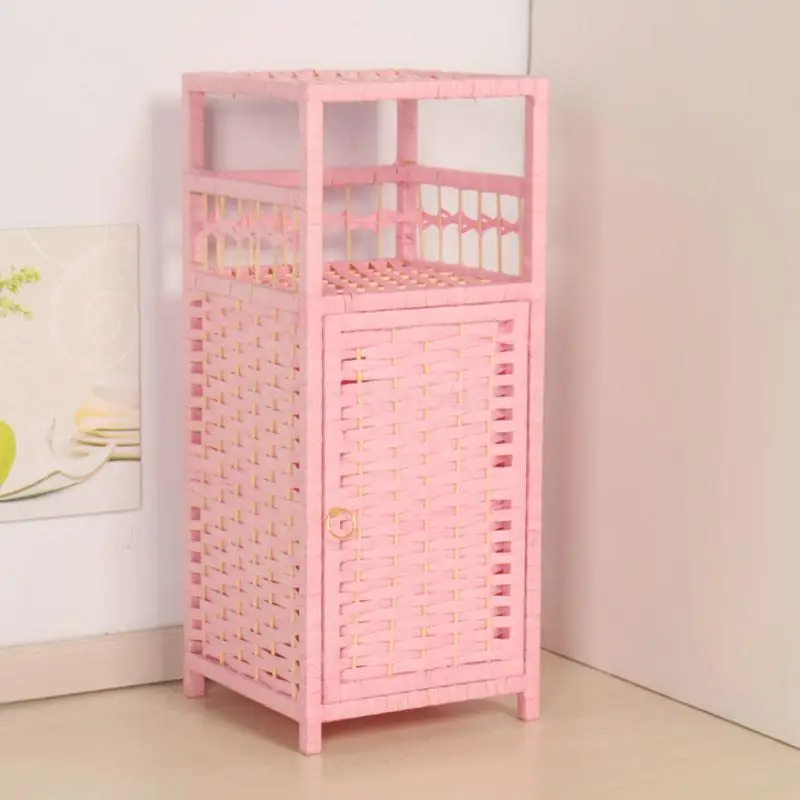 Bedside table recommended pink cabinet princess powder children's room small cabinets rural sandwich narrow cabinet shelf grass
