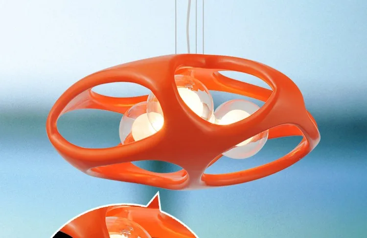 Итальянские Современные Полимерные подвесные светильники Dia 45 см миланские