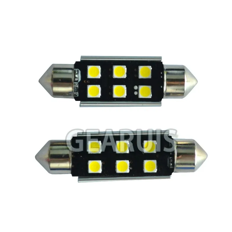 2X 4 Вт Festoon Canbus 6 SMD 3030 светодиодный купольный светильник 31 мм 36 39 41 для салона