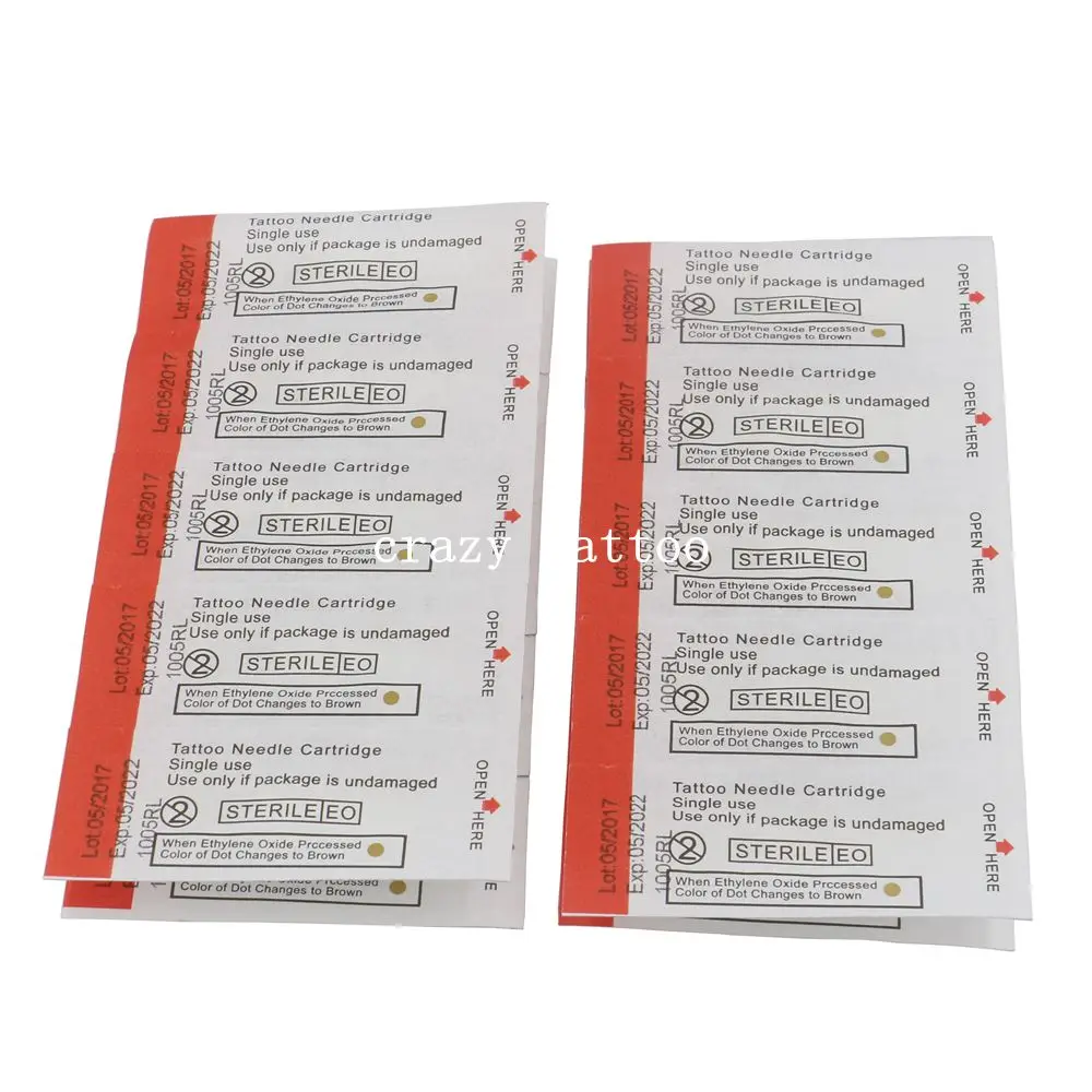 Новое поступление картридж Иглы для татуажа 20 шт./кор. Круглый Liner BugPin Вышивка