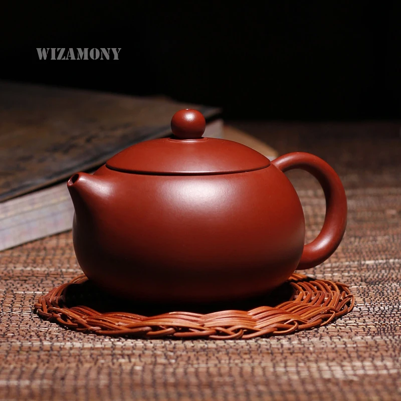 

WIZAMONY Purple Clay tea set Zisha Ceramics Art handpaint xishi DahongpaoTeapot Porcelain yixing Clay China teaset Tea cup