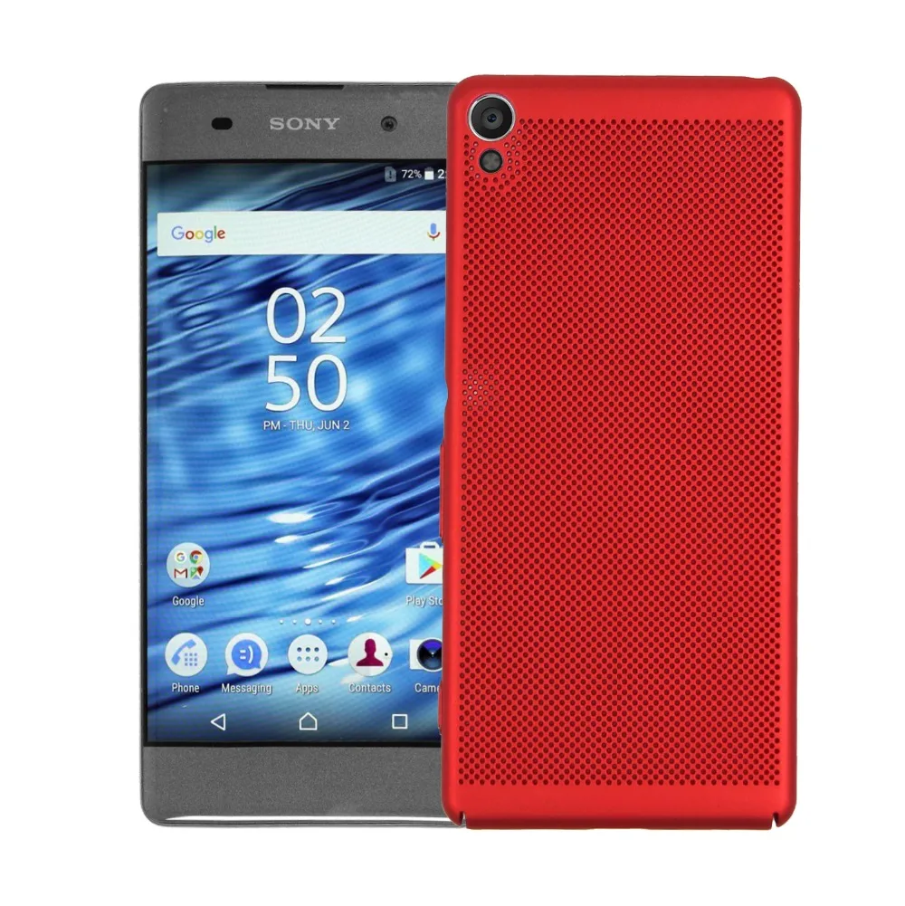 Чехол для Sony Xperia XA XZ XA1 C6 TPU Жесткий задней панели теплоотвод дышащий ультра тонкий