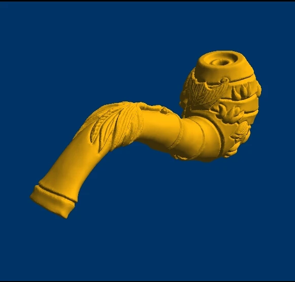

3D model relief for cnc in STL format Bat Pipe