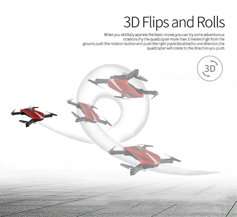 JY018 ELFIE WiFi FPV Квадрокоптер складной RC Квадрокоптер Дрон камера RC Дроны с 0.3MP камерой Профессиональный вертолет
