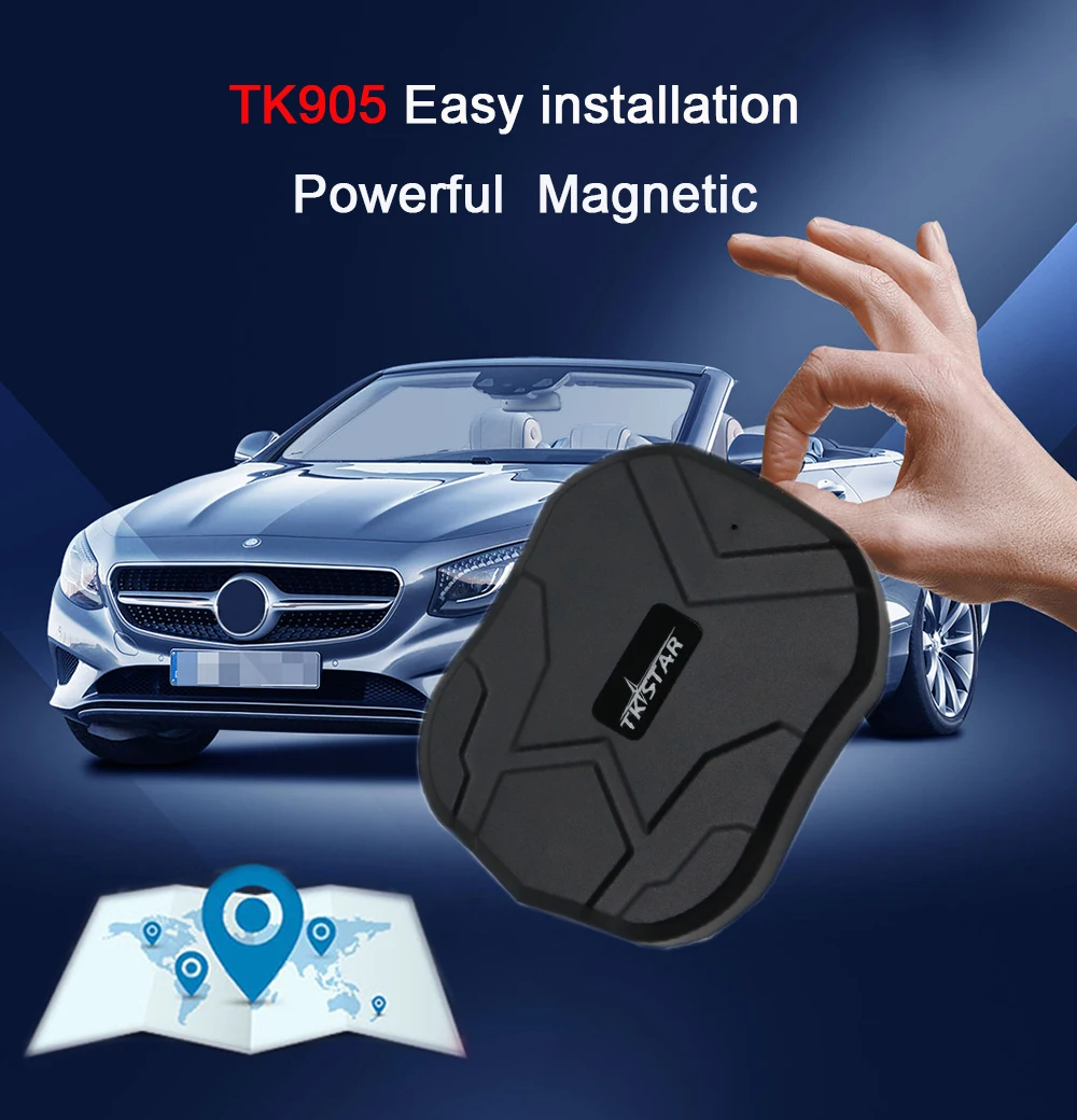 Gps трекер для автомобиля 90 дней в режиме ожидания TKSTAR TK905 gps локатор водонепроницаемый gps трекер автоматический магнит голосовой монитор бесплатное веб-приложение PK TK915
