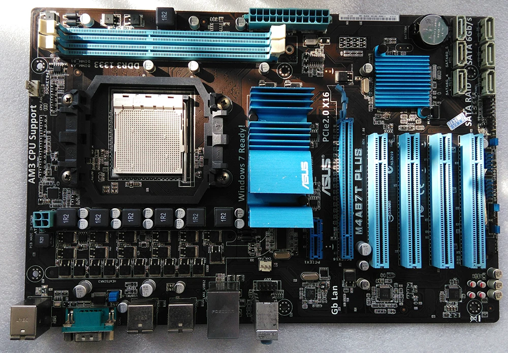 Б/у для Asus M4A87T PLUS оригинальная настольная материнская плата 870 Socket AM3 DDR3 SATA3 USB2.0 |
