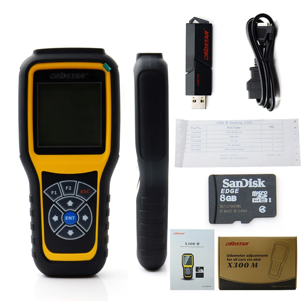 2019 100% оригинальный OBDSTAR X300M OBDII инструмент для диагностики пробега коррекция