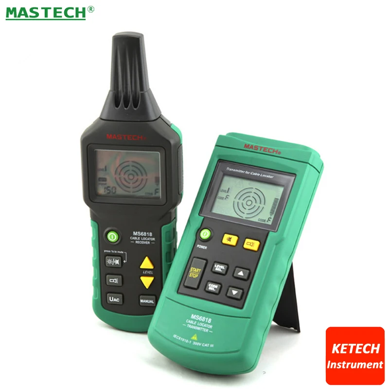 MS6818 жильный кабель Tracker Finder металлические трубы Locator тестер автоматический