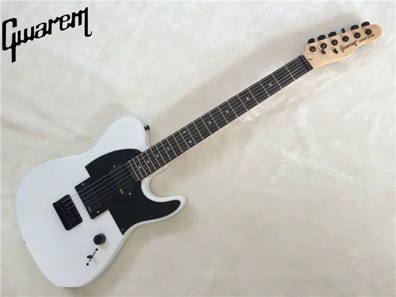Электрогитара/Gwarem luck star tele гитара/белый цвет/гитара в Китае|tele guitar|electric guitarguitare
