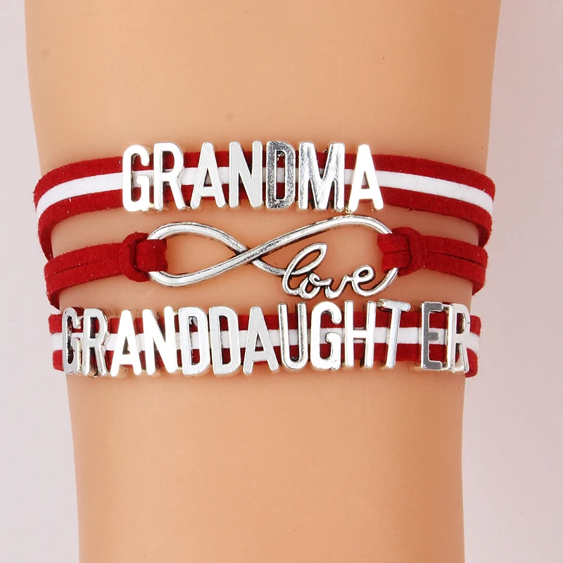 Дропшиппинг Бесконечность бабушка любовь внучка браслеты ручной работы женские