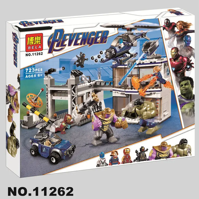 Bela 2019 Marvel Супер Герои строительные блоки наборы обучающие игрушки для детей