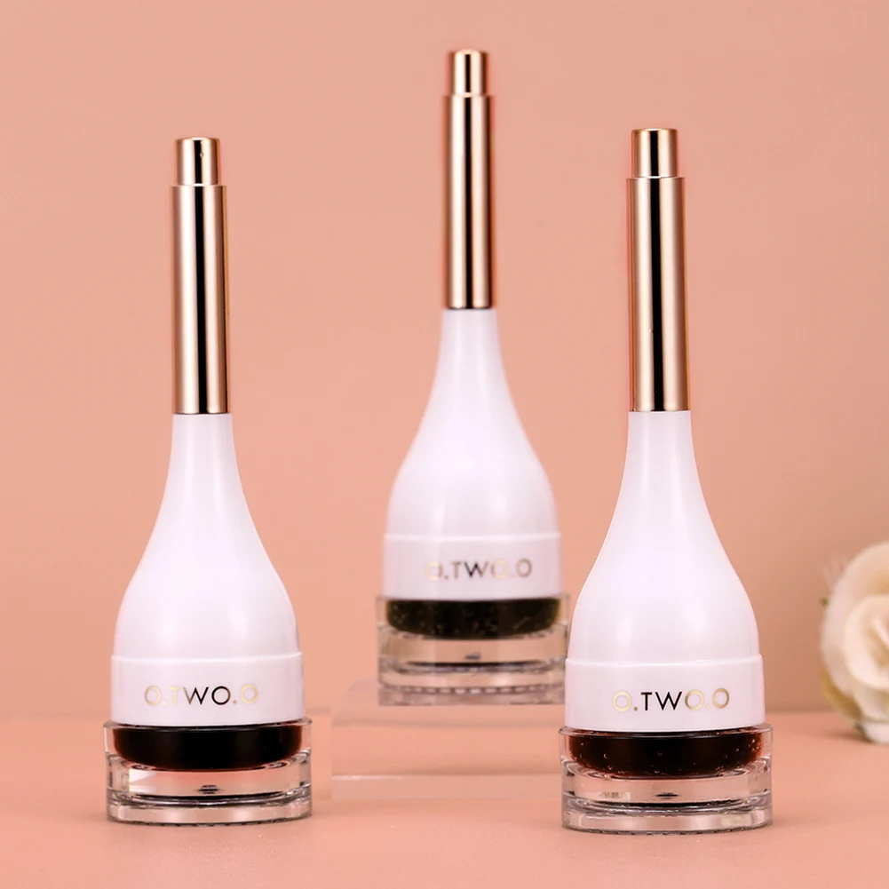 3D гель для накладных бровей имитационный из волокна с кистью усилитель крем