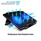CoolCold подставка для ноутбука, USB-охладитель для ноутбука с четырьмя вентиляторами, Usb-охладитель для ноутбуков 13,3  17 дюймов, Игровые ноутбуки для ежедневного использования