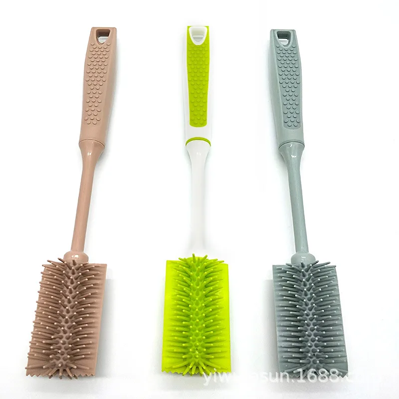 Кухонный инструмент для очистки TPR мягкий резиновый колпачок щетка