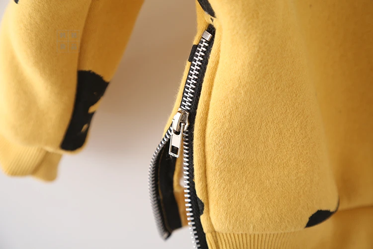 2016 Новая мода зима девочек и мальчиков дети толстовка звезды шаблон Двойной