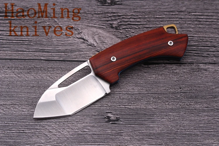 Mini Tactical Folding Knife D2 steel blade Camping Survival pocket Knives Keychain EDC Tools Outdoor Defensive hunting equipped |
