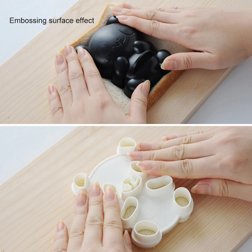 2 шт мультфильм панда суши форма для рисовых шариков Сэндвич хлеб резак формы