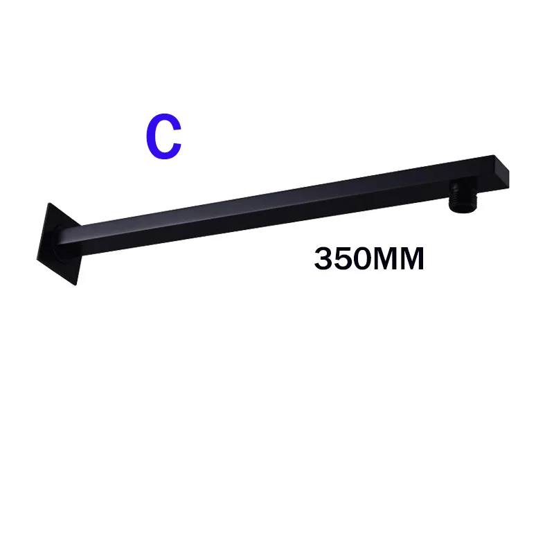 bakala black stainless steel wall mounted or ceiling mounted bathroom shower arm shower rod free global shipping