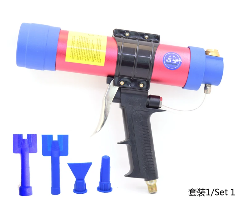 310 мл пневматический Стекло клеевой пистолет силиконовый воздуха мягкие