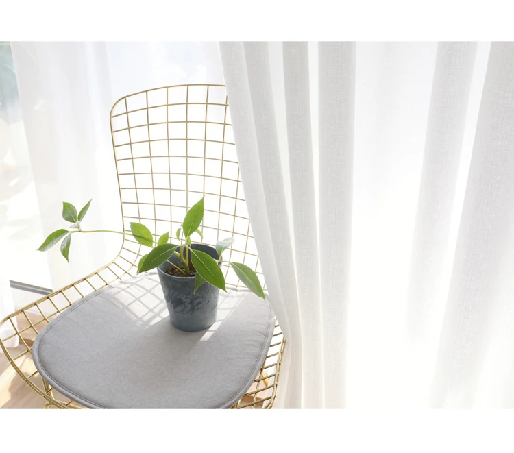 Настоящие Новые шторы Cortinas Dormitorio, тонкий гладкий толстый тюль для спальни, шелковистый марлевый светильник, отвесный экран на заказ