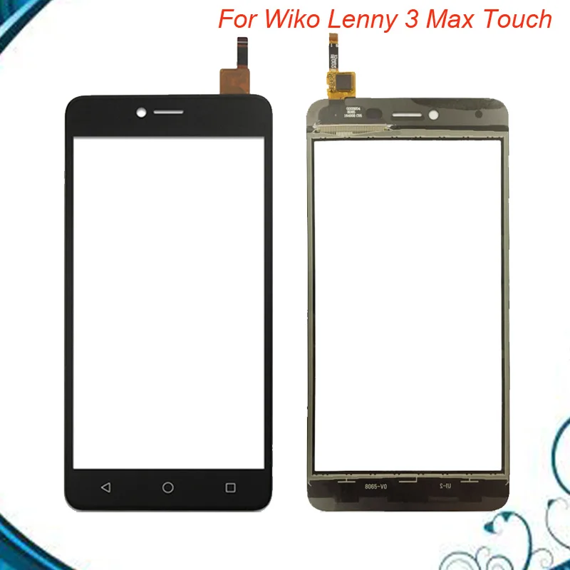 100% протестированный сенсорный экран для wiko lenny 3 max сенсорная панель дигитайзер
