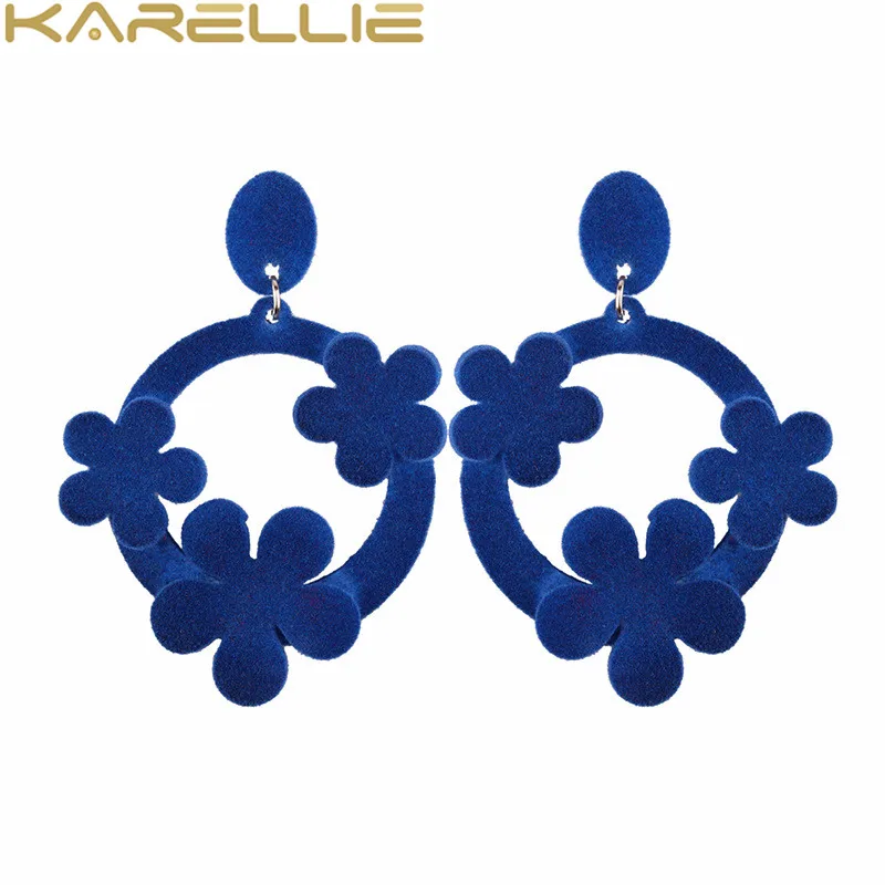 Karellie новые серьги цветок Богемный себе мотаться Висячие Для женщин оптовая