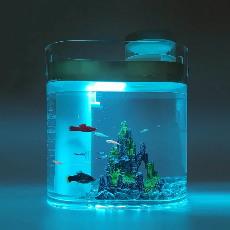 Xiaomi Mijia HFJH геометрический аквариум Aquaponics экосистема специальный USB Настольный увлажнитель для дома и офиса