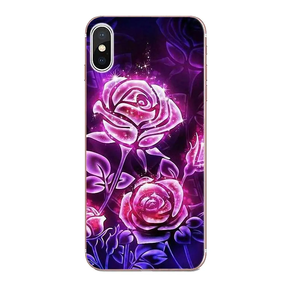 Чехол с красивыми красными розами для Huawei Honor 4C 5A 5C 5X 6 6C 6A 6X 7 7X 8 9 V8 V10 Y3II Y5II Y6II G8 P7 Play