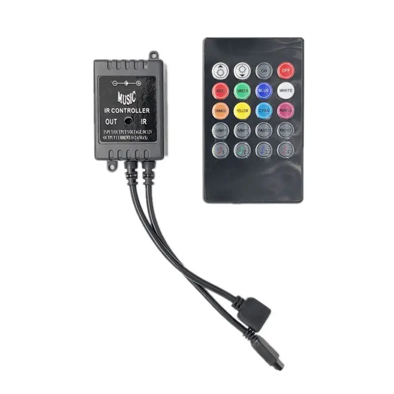 Водонепроницаемая SMD rgb Светодиодная лента светильник 2835 5 м светодиодный светильник rgb светодиодный s Лента Диодная лента гибкий музыкальный контроллер DC 12 В адаптер