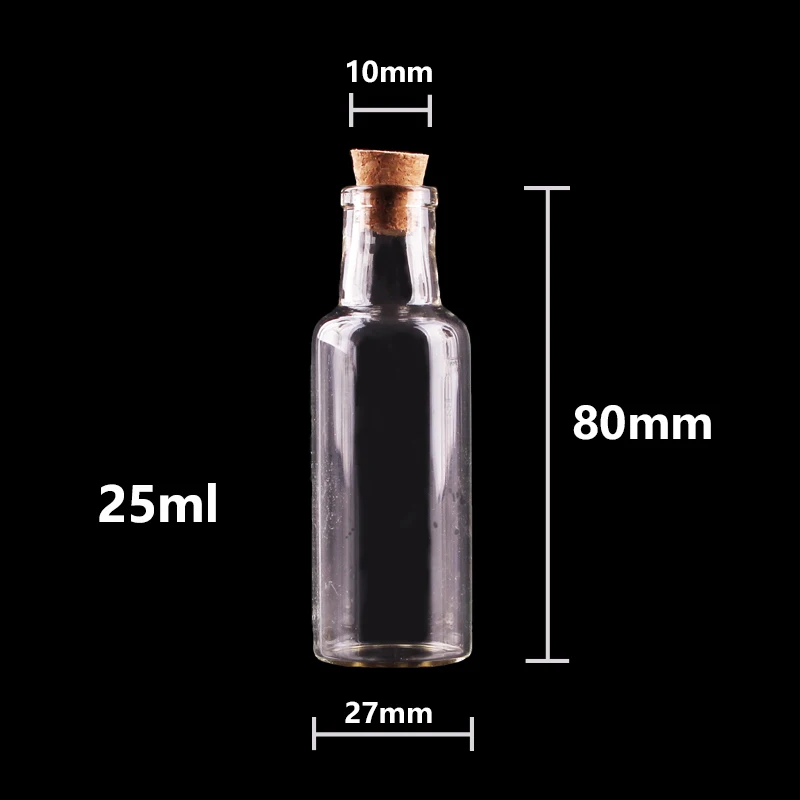20 шт. 25 мл Размер 27*80*10 мм|spice jars bottles|bottle with stopperspice glass bottles |