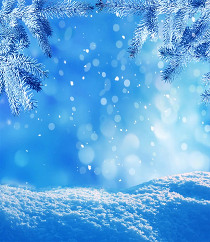 

Red Festival Backdrop for Christmas White Snow Xmas Photo Background Cloth Digital Printed Studio Props