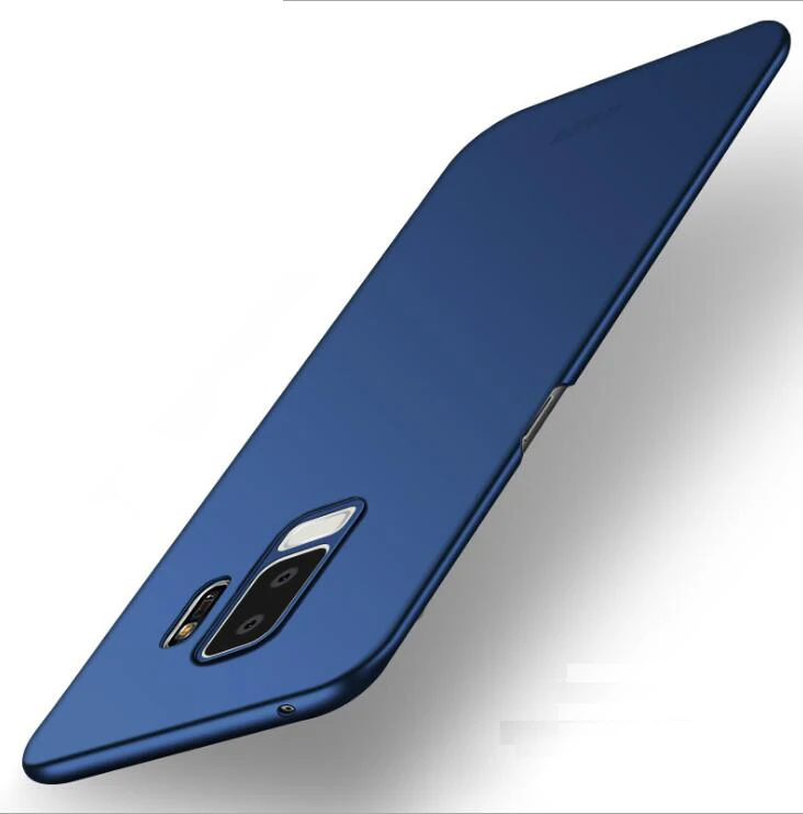 blue Чехол для samsung s9 plus, чехол s9+, Жесткий pc, задняя крышка, защитный черный чехол, coque MOFi,, для galaxy s9, чехол - Цвет: blue
