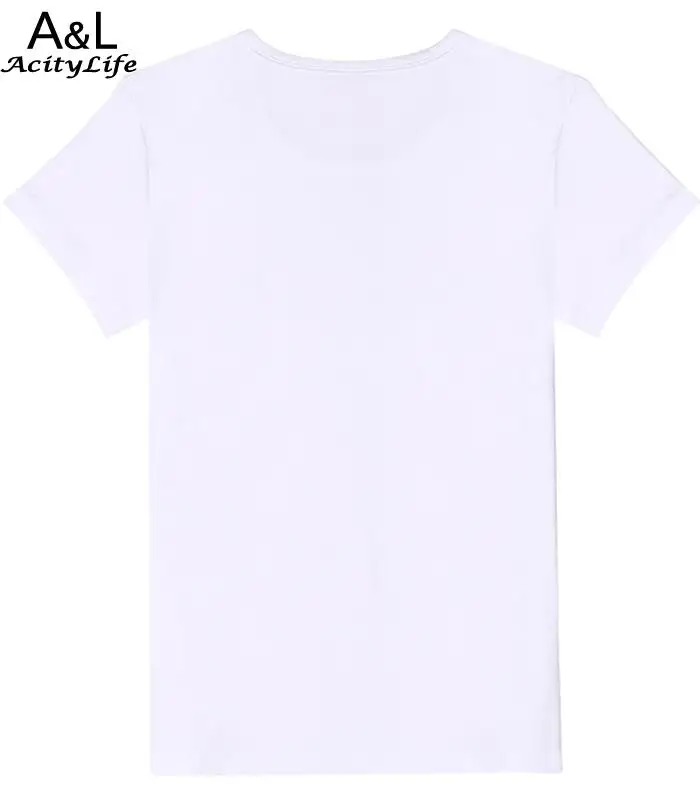 Короткие Повседневное Для женщин Plain Crew Neck Slim Fit Мягкий основной рукав футболка