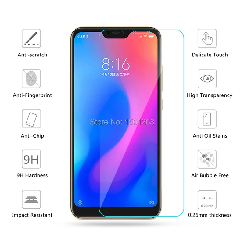 Закаленное Стекло для Xiaomi mi A2 Lite 5 84 &quotЭкран протектор A2Lite чехол закаленное