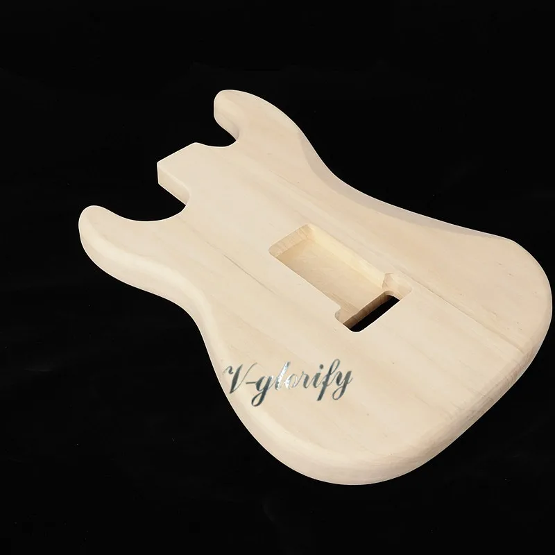 Цвет древесины Floyd Rose фрезерование ST гитары тело тополя дерева
