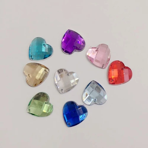 Разноцветные (два отверстия) смолы с плоской задней частью акрил Имитация