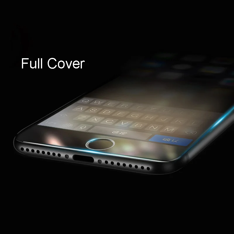 4D изогнутое закаленное стекло полное покрытие экрана протектор для Apple iphone 7 7plus 6 6S 6Plus 8 Plus для iphone X 4D закаленное стекло