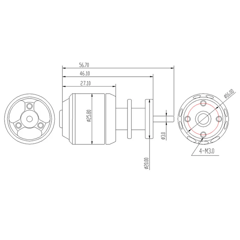 QX MOTOR QF2611 бесщеточный двигатель 3500KV /4500KV 55mm/64mm Ducted Fan Jet EDF 3 4S Lipo для РУ самолетов