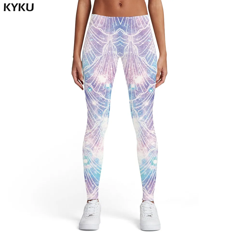 Ladies leggings09 KYKU психоделические леггинсы для женщин фейерверк 3d принт пространство сексуальные красочные печатные брюки готические спортивные женские s Леггинсы Брюки - Цвет: Ladies leggings09