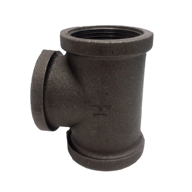 1/2 &quotƉ/4 'трубы ковкого железа с резьбой тройник трубы штуцер DIY украшения дома