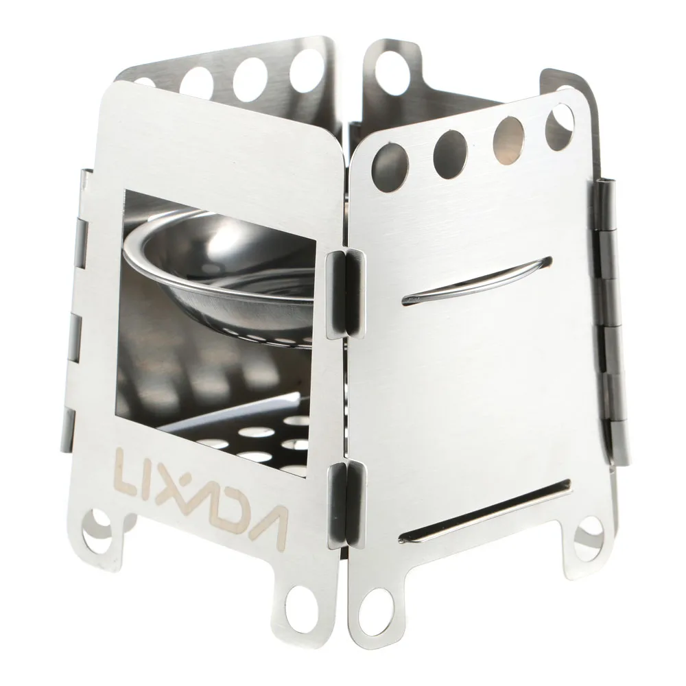 /Lixada уличная печь портативная нержавеющая сталь для пикника Сплит печи Burnner