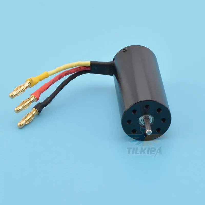 Rc лодка 2858 мотор бесщеточный двигатель 2800 rpm/v 4 полюса 1400 Вт 17.7A лучше для 3S