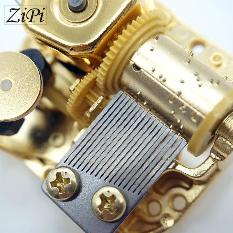 

SANKYO 25pcs/lot Gold DIY Clockwork Type Music Box Movements 18 Tones Christmas gifts New Year gift Christmas Melodys