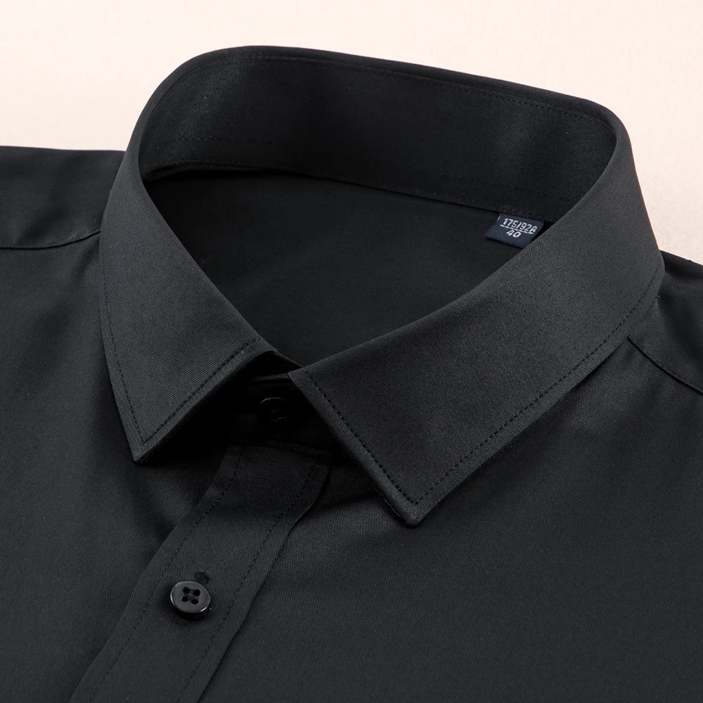 XS 3XL бренд Для мужчин рубашки s Slim Fit Повседневная рубашка одноцветное Цвет