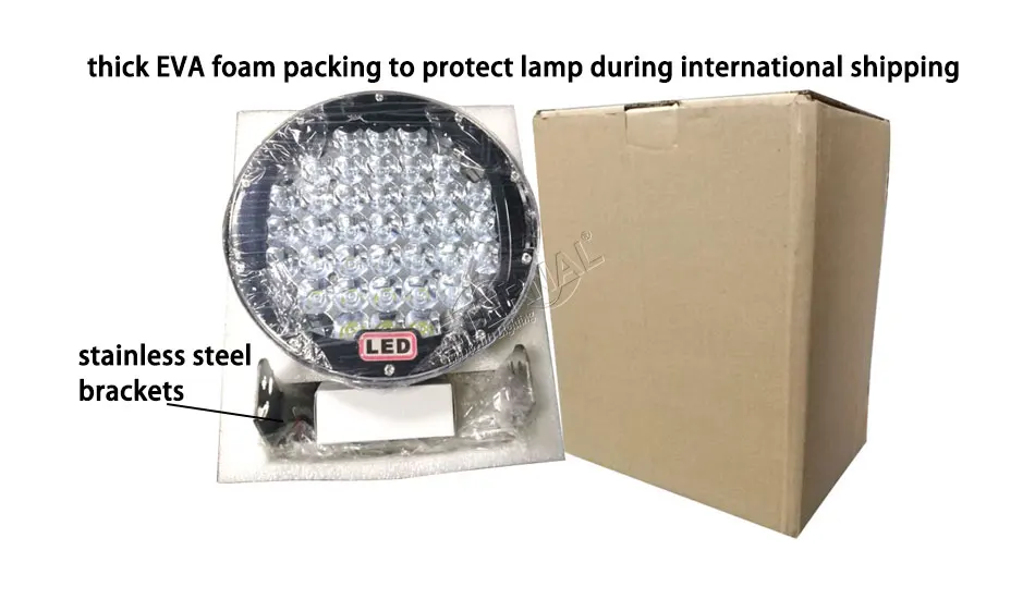2pcs-9in 185 Вт АРБ led дальнего света высокой мощности круглый светильник для ATV UTV 4x4 морских гоночных мотоцикл Багги 4WD транспортных средств нива