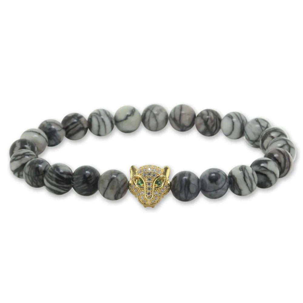 2016 красивые ювелирные изделия 8 мм натуральный Паук Паутина круглые каменные